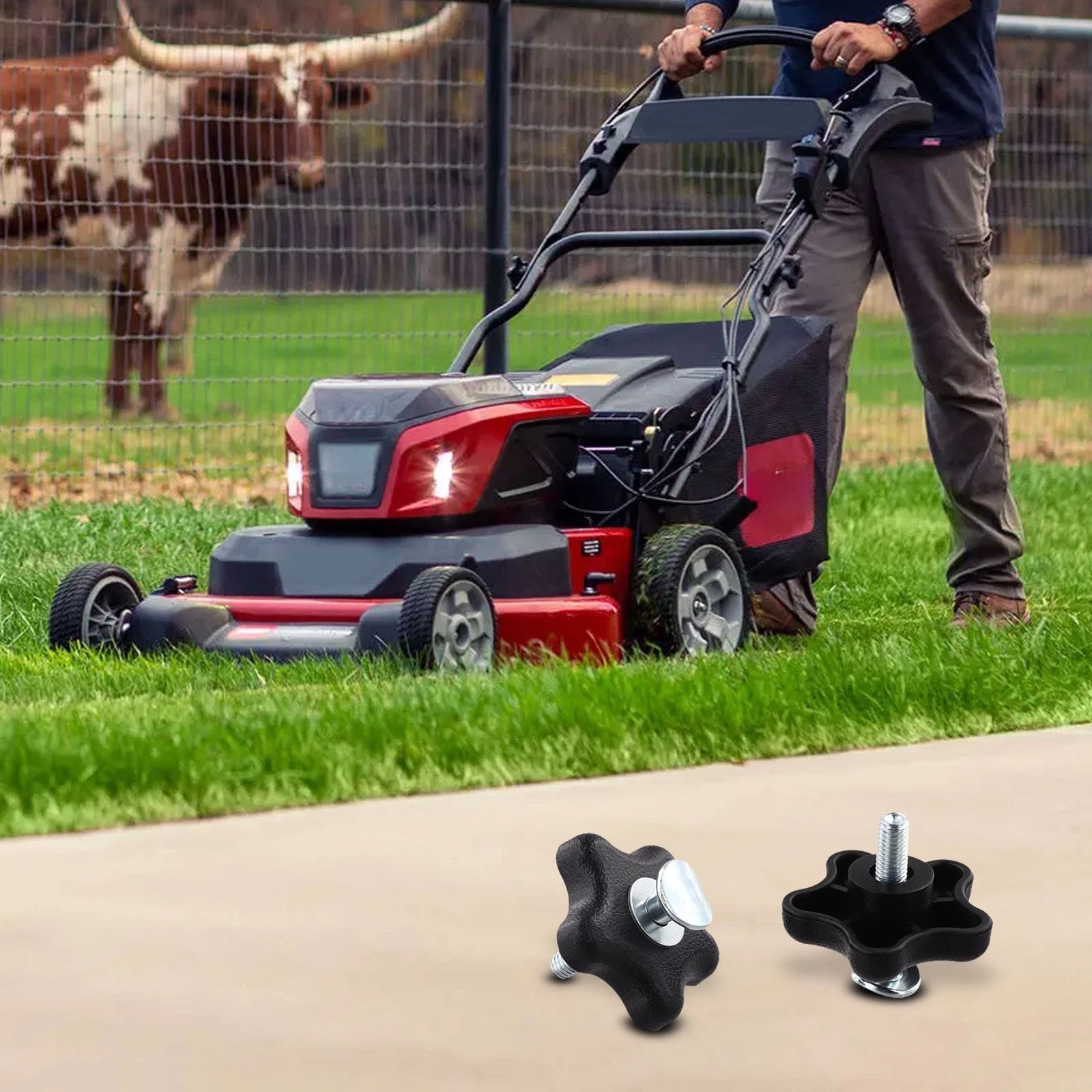 Handle Knob and Washer Set for Toro Lawnmower