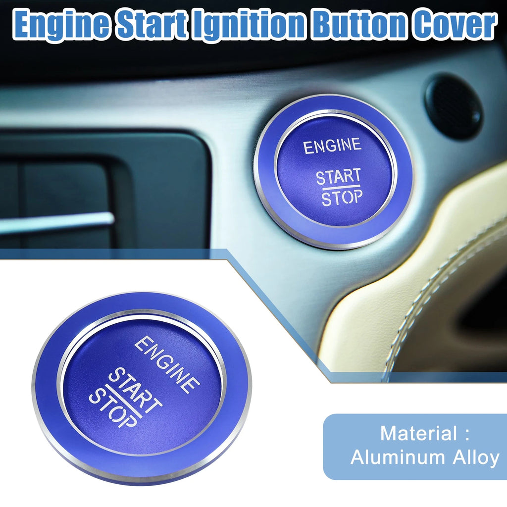 Engine Start Stop Button Cover Sticker Replacement for Mercedes-Benz B C GLC (2012–2023)