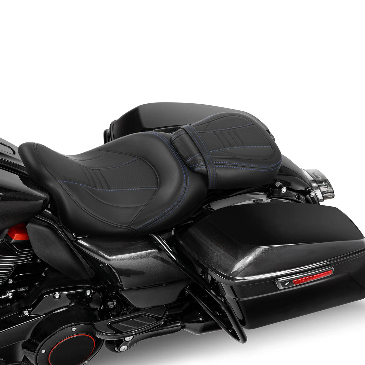 Driver Passenger Seat for Harley Touring Electra Street Road Glide (2009–2023)