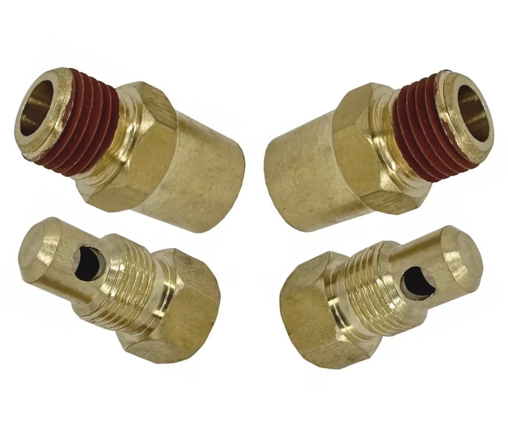 Set of 2 Exhaust Manifold & Engine Block Drain Plug Kit for Mercruiser (22-16951Q1)