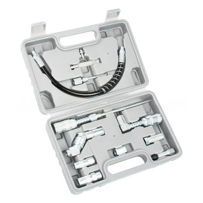 12 Piece Aluminum Lubrication Accessories Set for Brake and Suspension