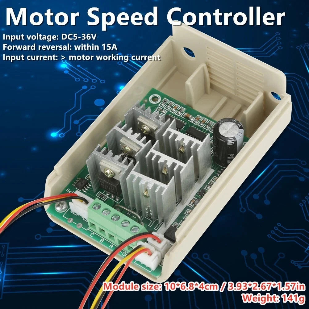 Sensorless Three-Phase Brushless Motor Driver for DC 5V to 36V