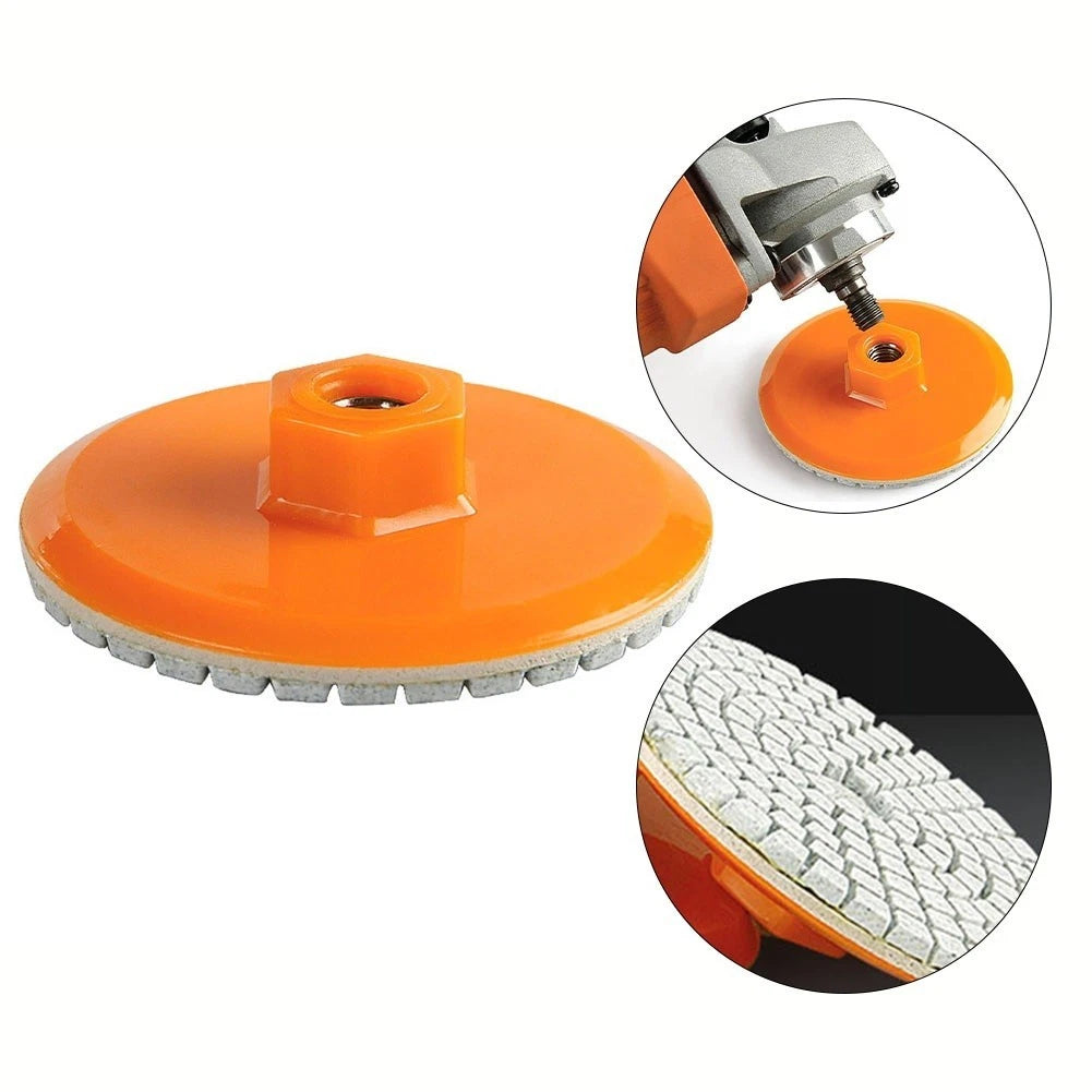 3 Inch Diamond Polishing Pad for Marble and Concrete (Professional Grade)