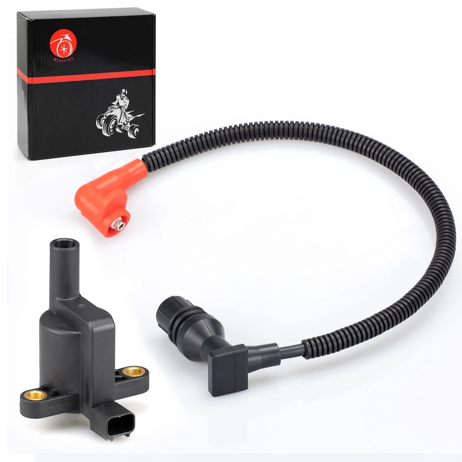 Ignition Coil with Wire Cap for Polaris Sportsman 450 HO (2017–2023) Ranger 500 (2017–2022)