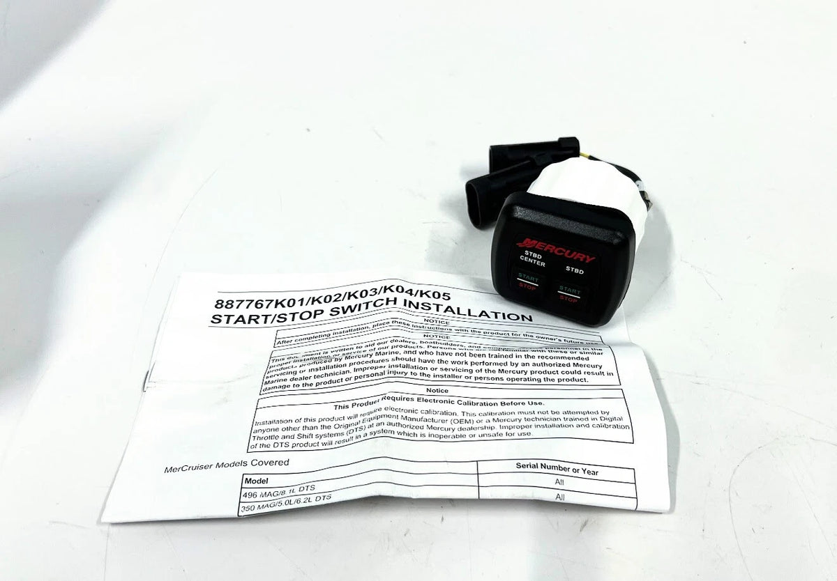 Engine Start/Stop Switch for Mercury (887767K04)