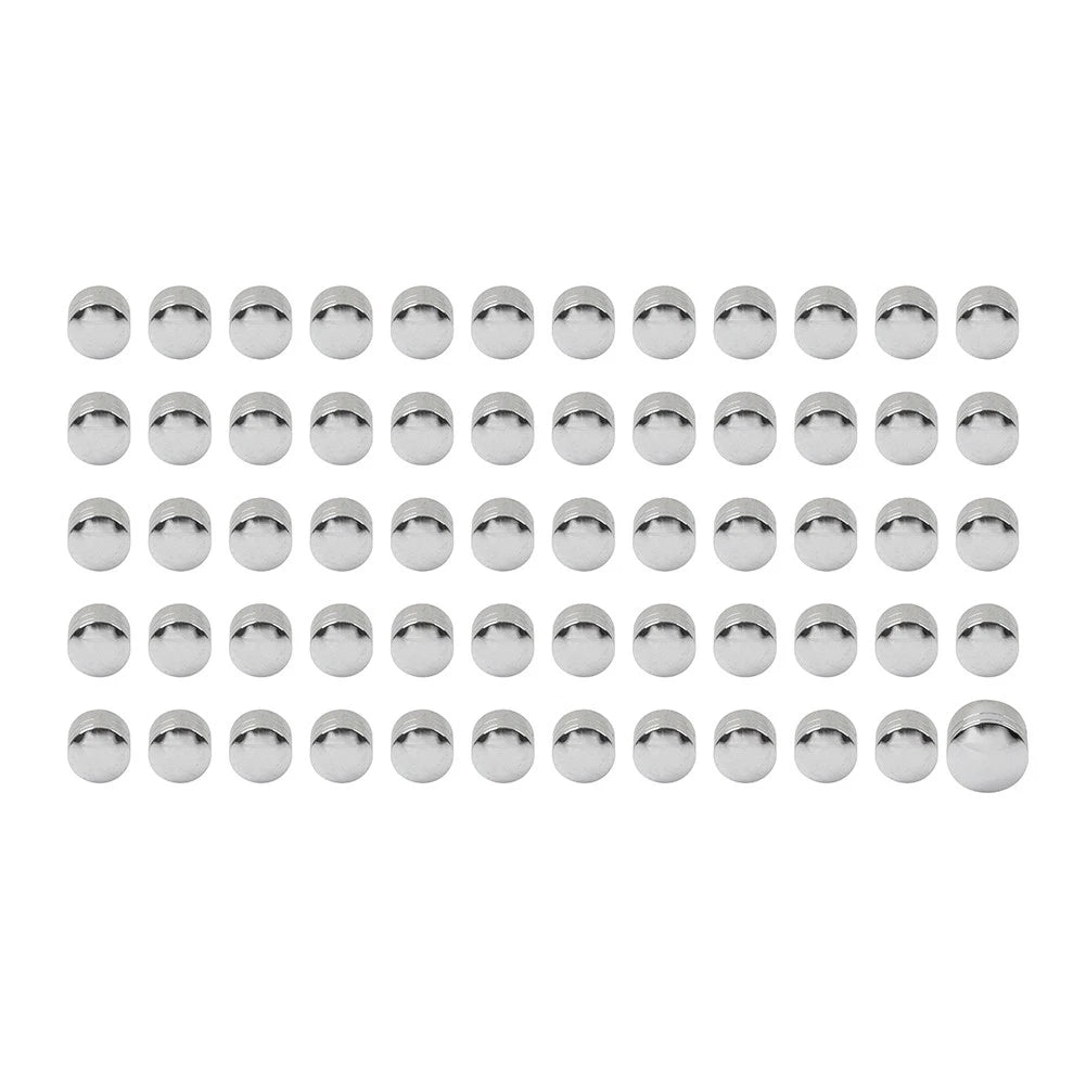 60X Engine Screw Caps Bolt Cover Kit for Harley Fat Boy Electra Glide (1990–2023)