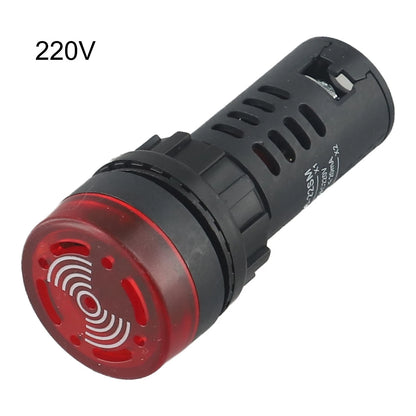22MM Flash Buzzer Alarm for AC/DC 12V/24V/220V Signal Light