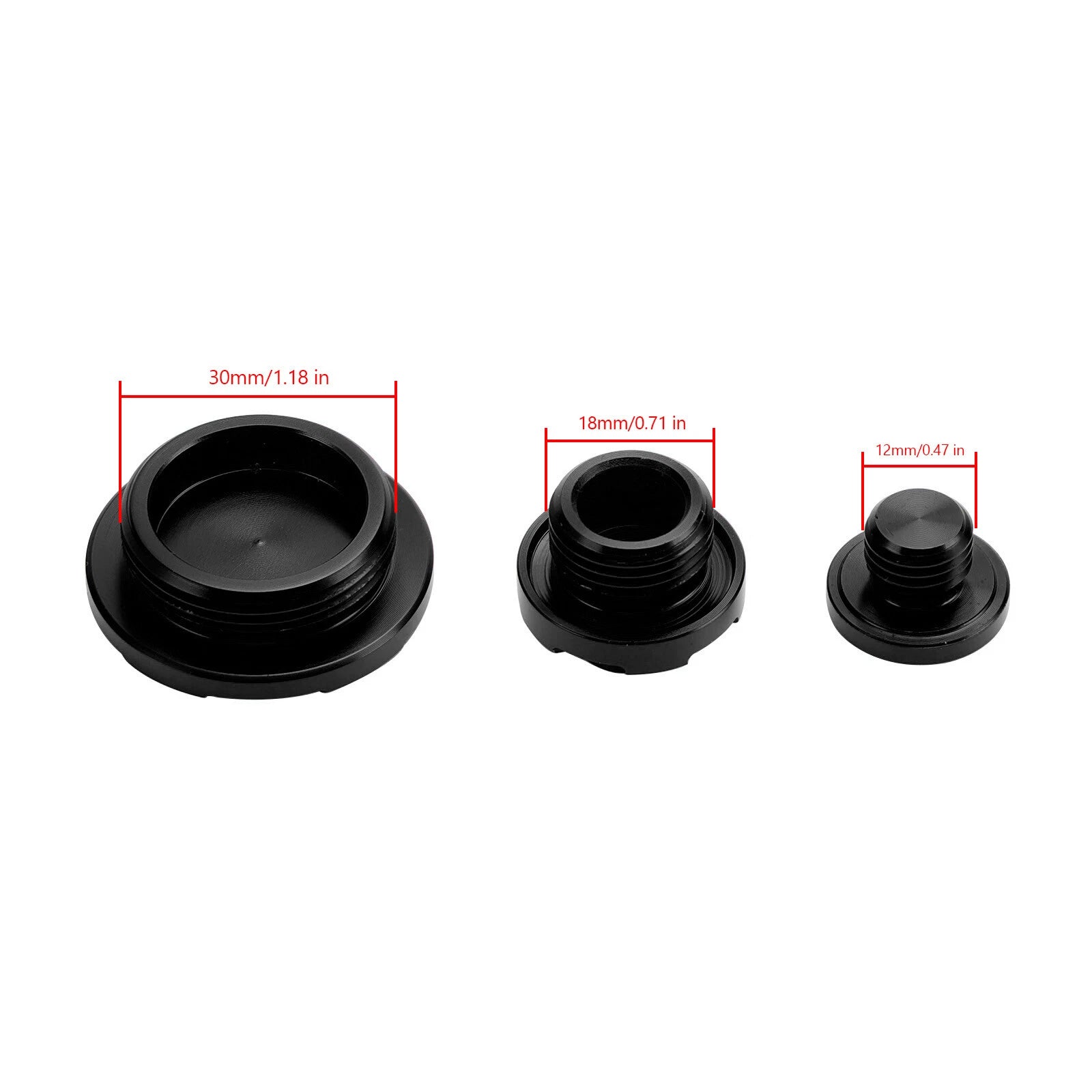 Ignition Cover Oil Cap Engine Plug Kit for Kawasaki KX250 KX450 (2019–2020)