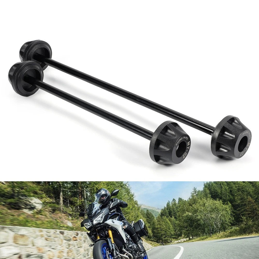 Front & Rear Axle Fork Crash Sliders for Yamaha MT-07 FZ-07 (2014–2023)