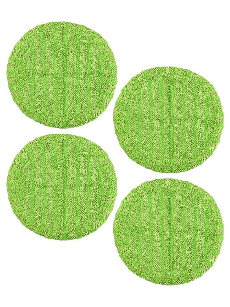 Electric Mop Pads Set of 4 with Absorbent Microfibre