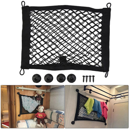 Extra Large Elastic Storage Net for Cargo Van Motorhome Caravan