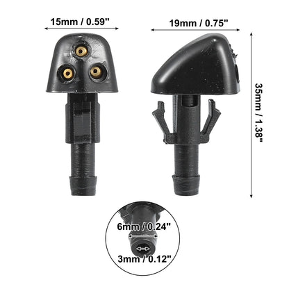 1 Pair Windshield Washer Nozzles for Suzuki Swift MK2 (2005–2010)