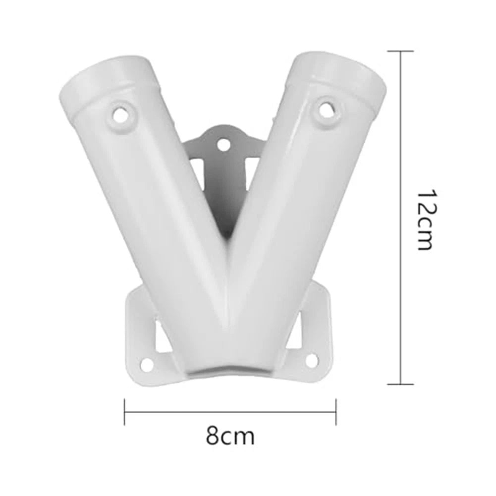 Double Flag Bracket for Heavy Duty Flag Pole - Enhanced Stability Design