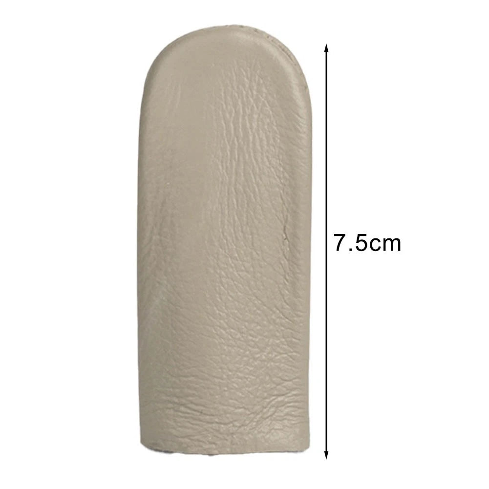 10pcs Cowhide Finger Cots for Manual Work Safety