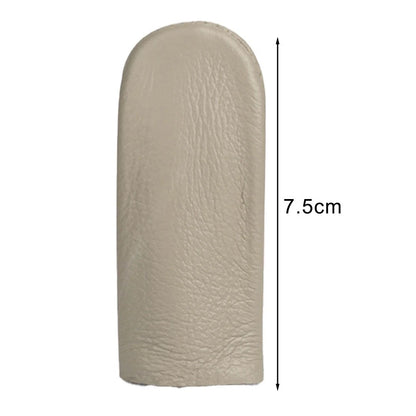 10pcs Cowhide Finger Cots for Manual Work Safety