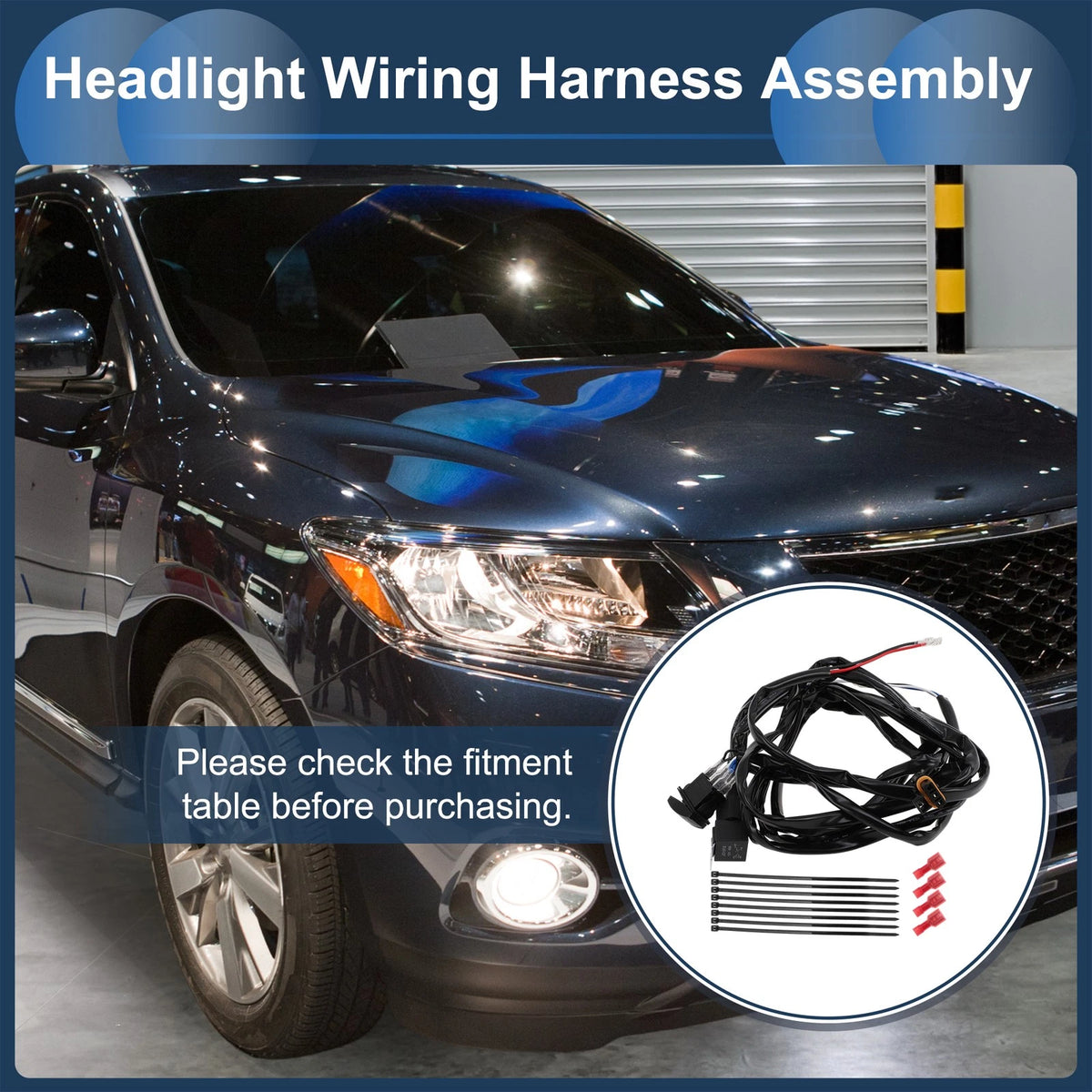 Headlight Cable Repair Kit for Polaris General (2016–2023) 4 Terminal 304.8cm Set