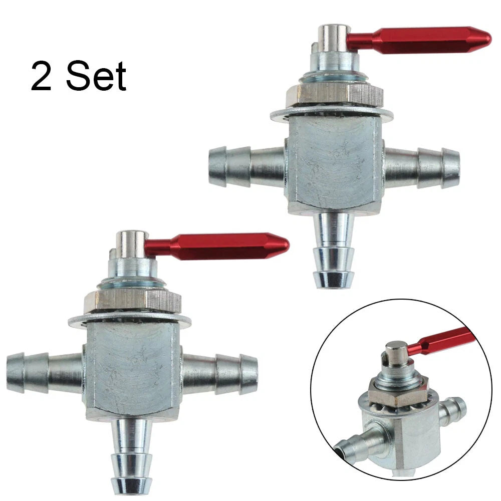 2X Gas Fuel Cut-Off Valve for Exmark (1-633347), Hustler (745059), Scag (482212)