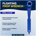 Propeller Wrench for Outboards (1 1/16 Inches)