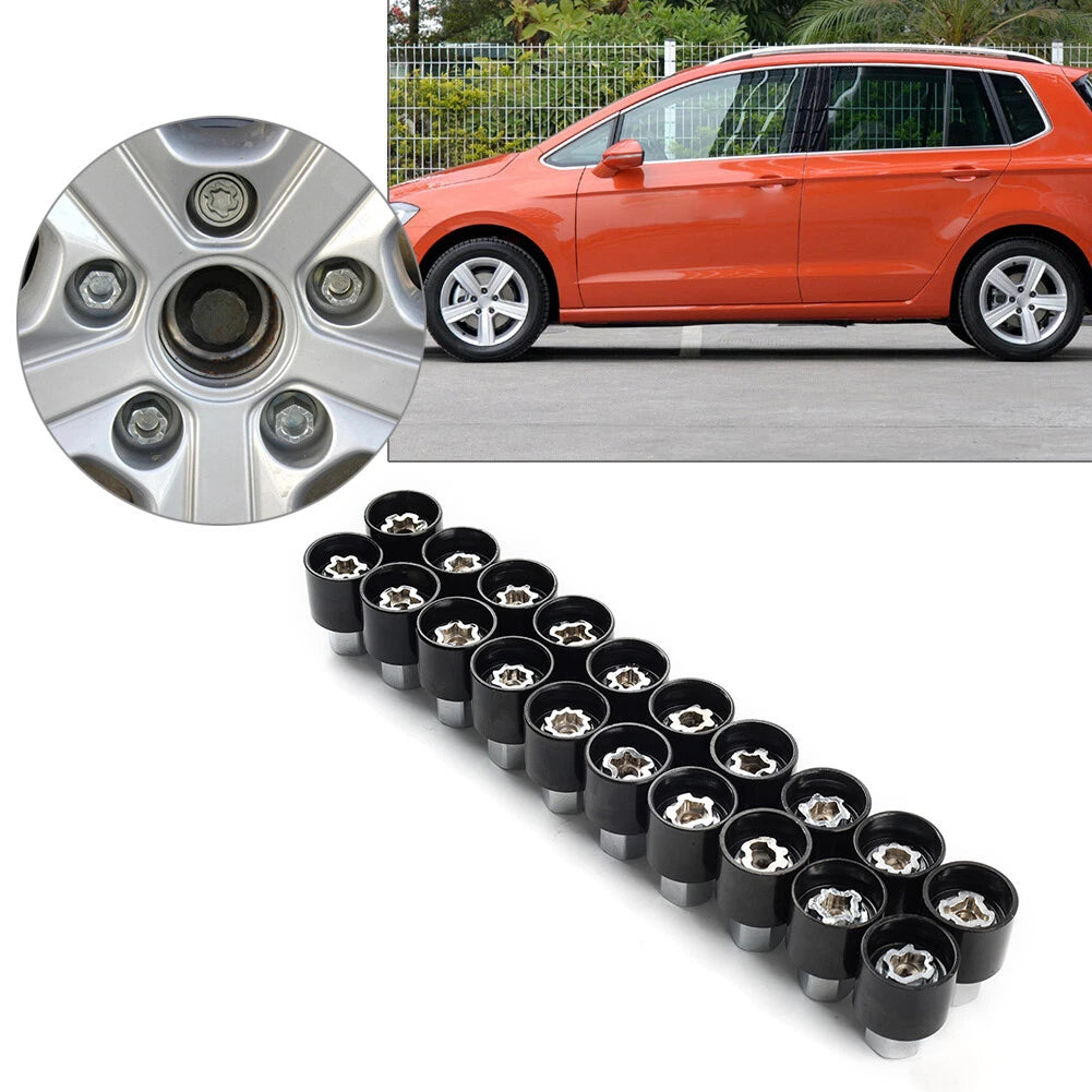 Locking Wheel Nut Key for VW Golf Jetta Passat (1Pcs)