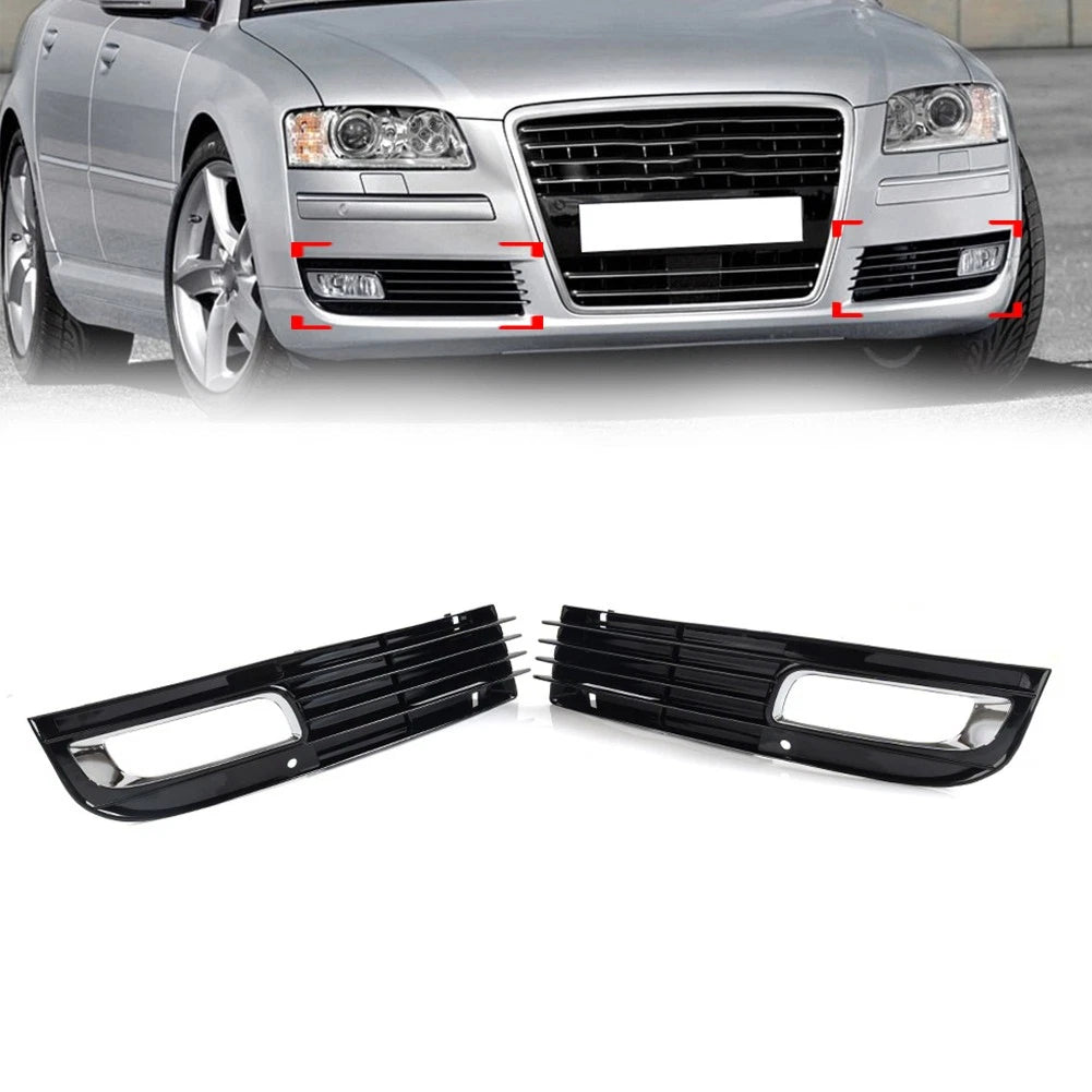 Front Bumper Fog Light Bezel for Audi A8 D3 (2003–2010)
