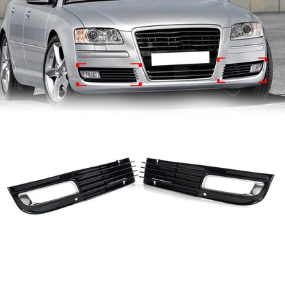 Front Bumper Fog Light Bezel for Audi A8 D3 (2003–2010)