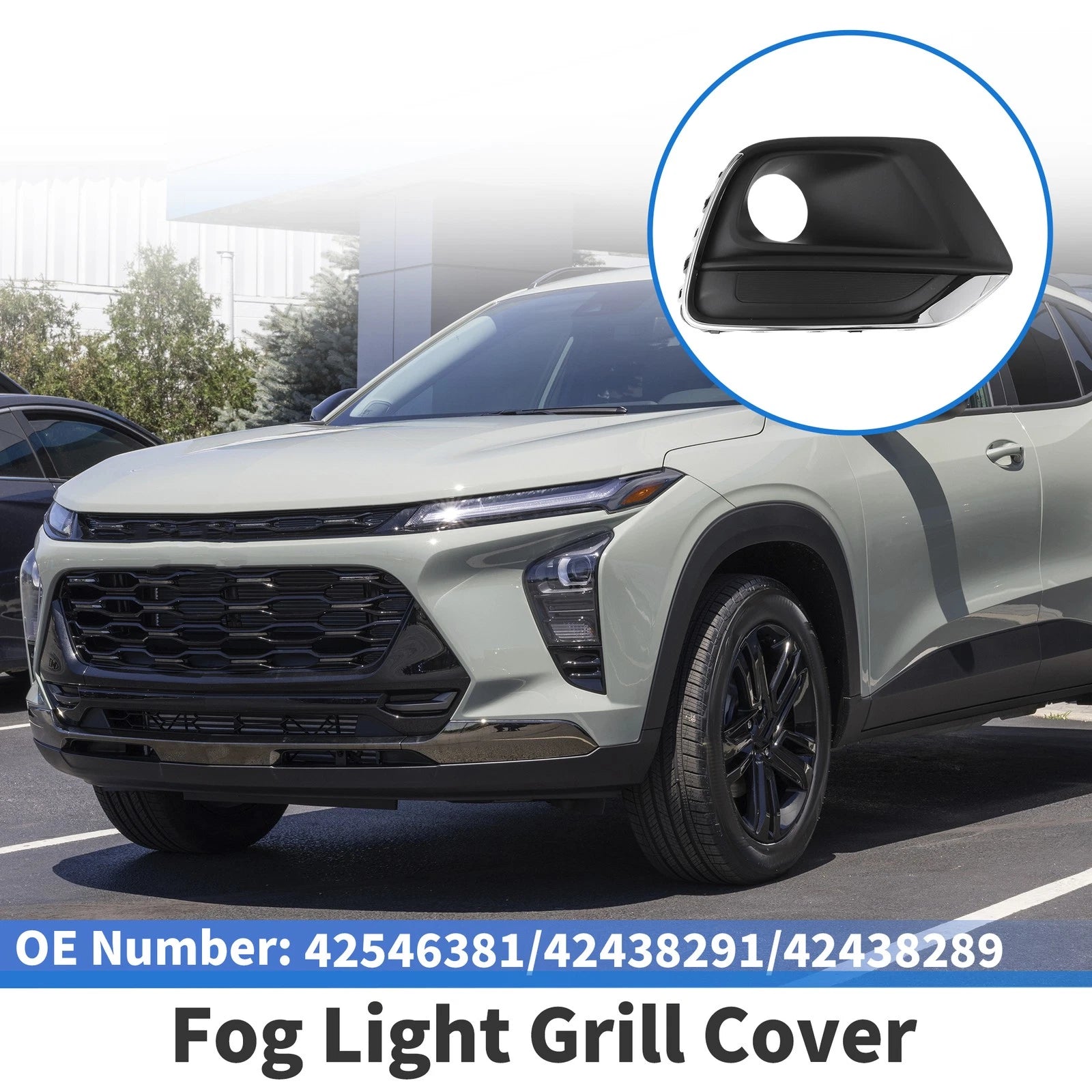 Front Right Fog Light Grill Replacement for Chevrolet Trax (2017–2019)
