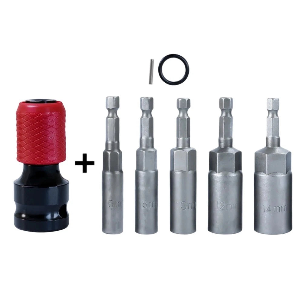 Quick Release Drill Adapter for 12 to 14 Socket Sizes