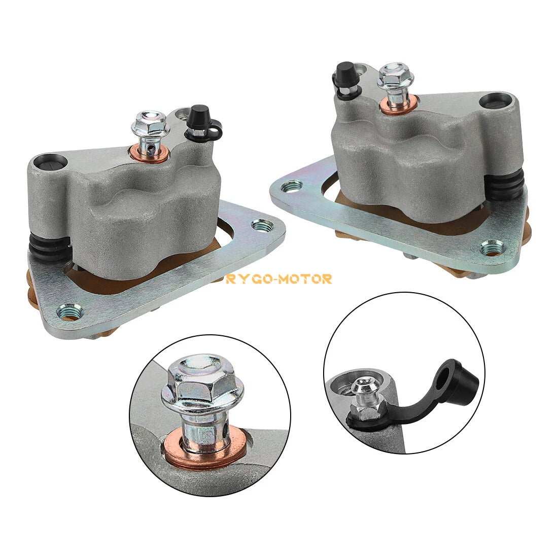 Front Left Right Brake Calipers for Polaris RZR 570/RZR S 570/RZR 800/RZR S 800
