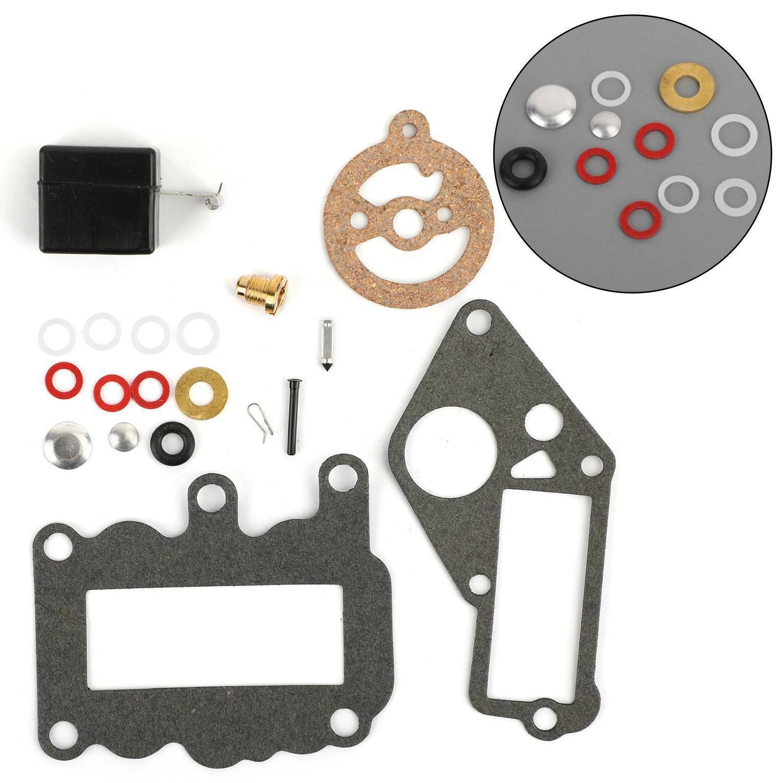 Carburetor Rebuild Kit for Johnson Evinrude 9.5 HP (1964–1973) 382048 T9