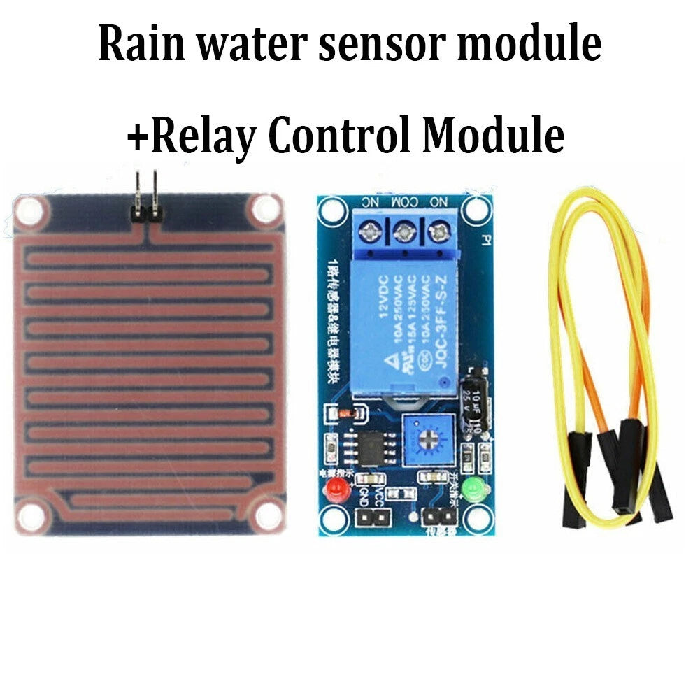 Raindrops Controller Module for Raspberry Pi (250V Water Detection)