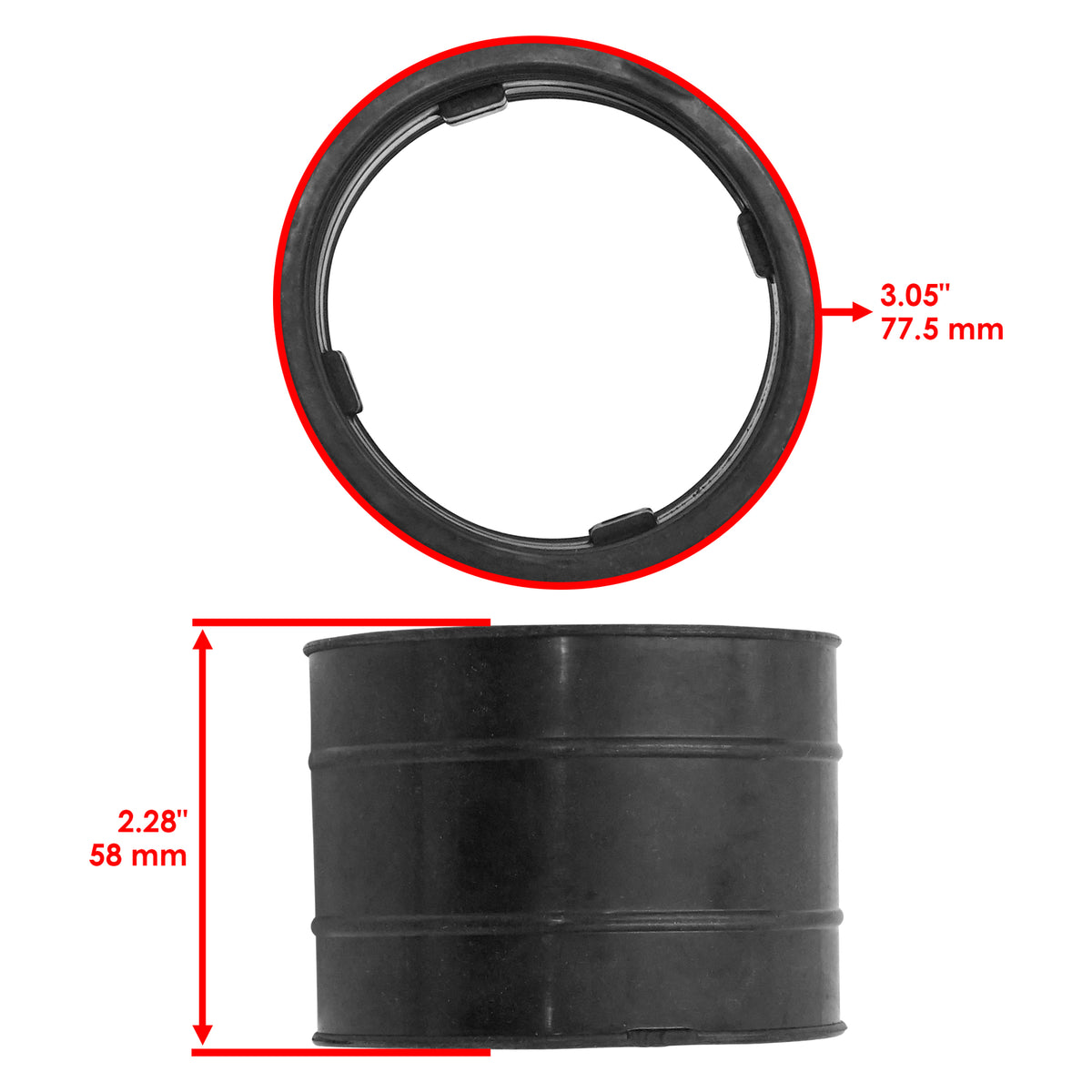 Air Inlet Adapter Replacement for Can Am Commander 1000R (2018–2020)