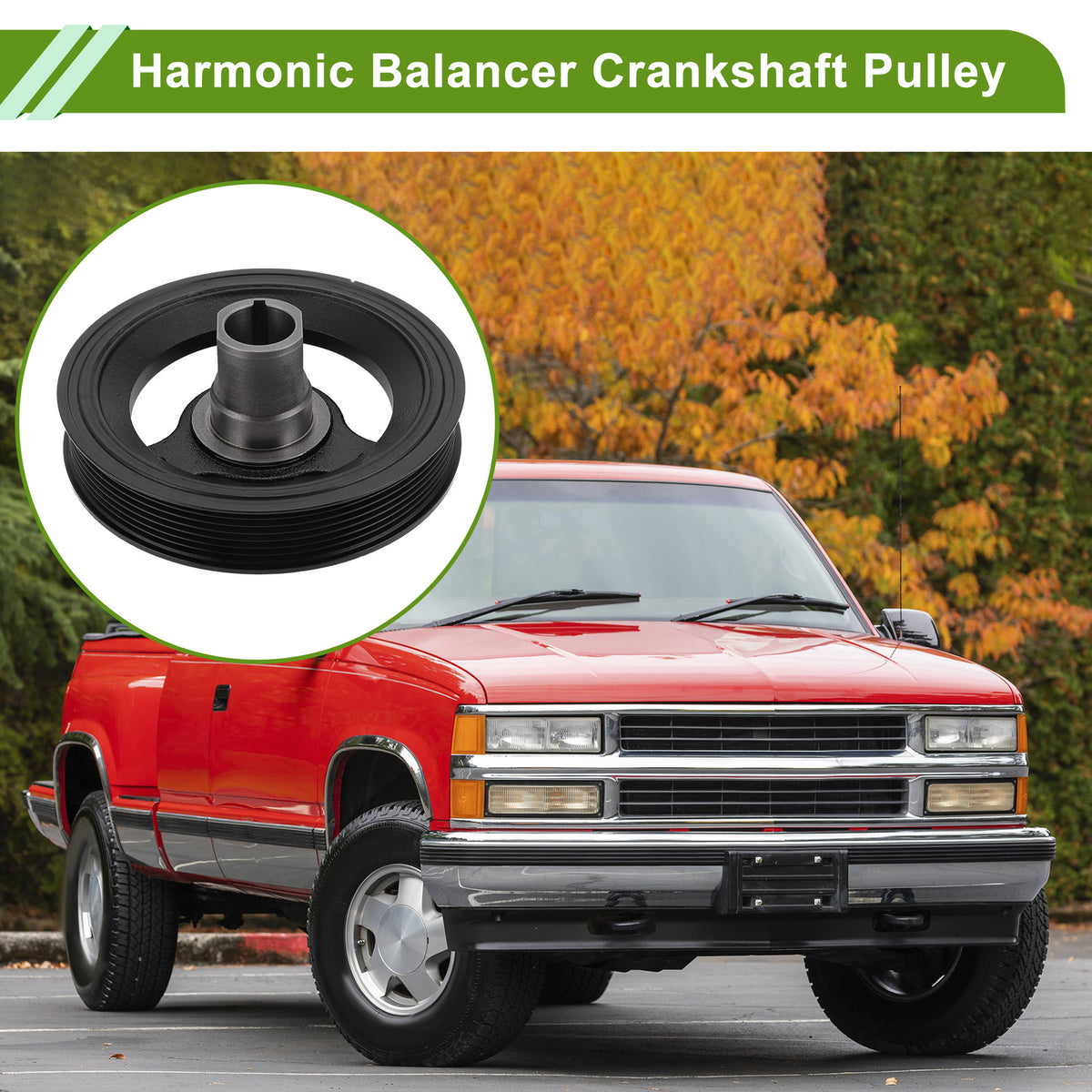 Engine Harmonic Balancer Crankshaft Pulley Replacement for Buick LaCrosse (2010–2016)