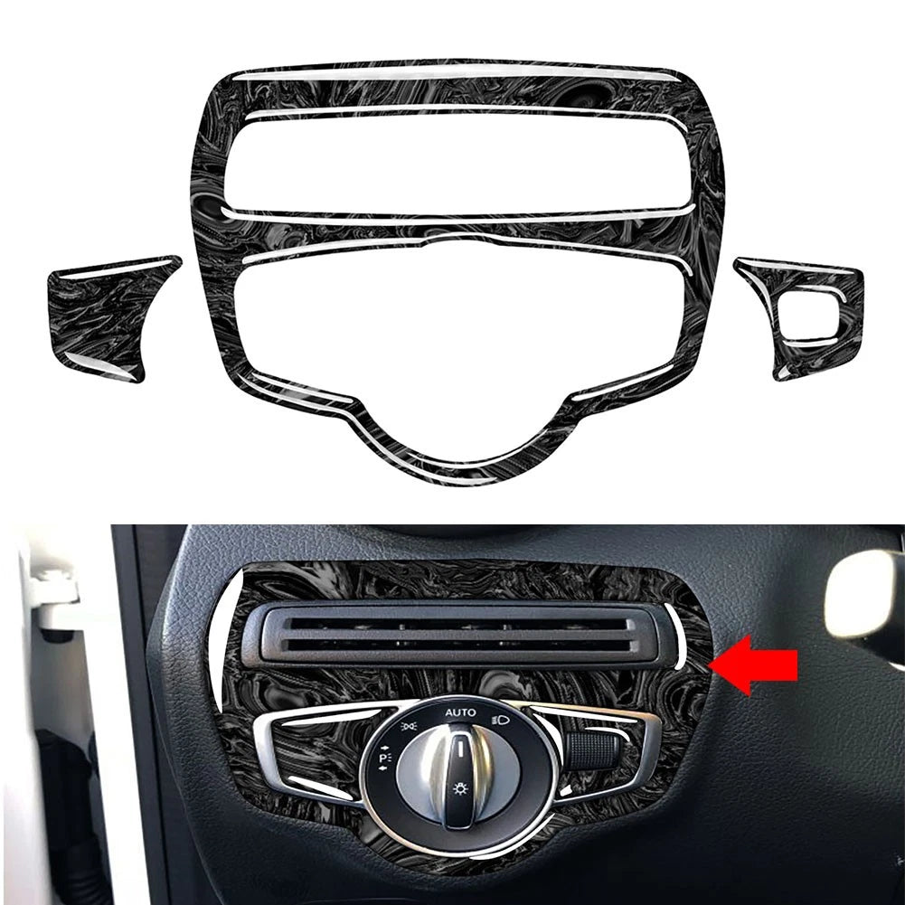 Headlight Switch Cover for Mercedes-Benz GLC C-Class (2015–2020) Marbling
