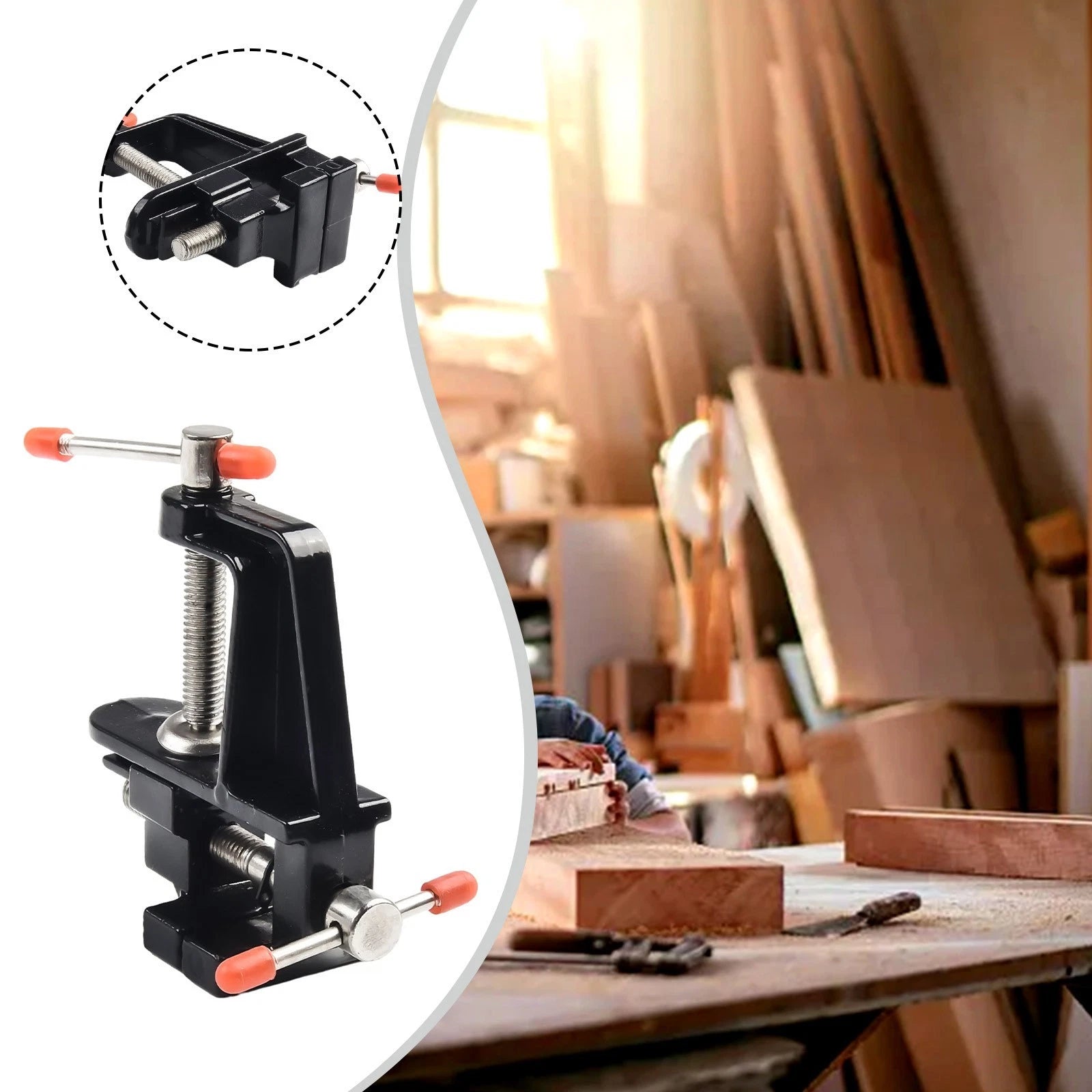 Craft Clip Table Vise for Jewelers (30MM)