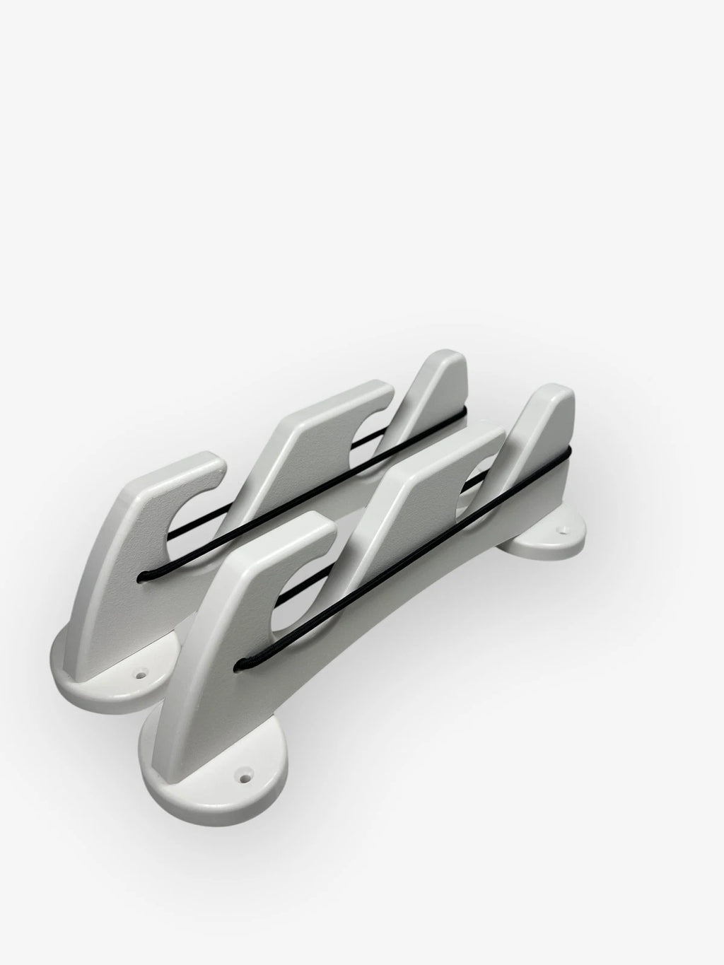 2 Rod Holder for Universal Use (12 5/8in x 3in) - Poly, White