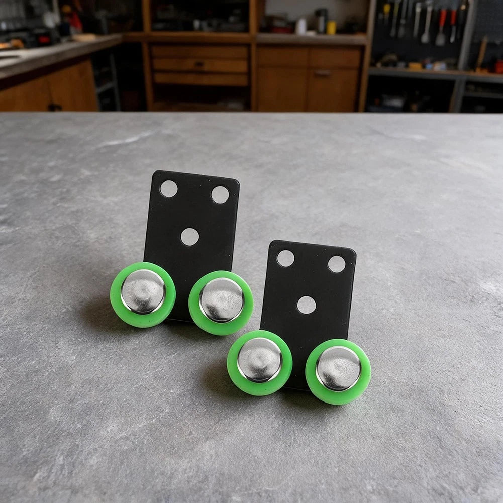 2PCS Sliding Wardrobe Rollers 42x40x14mm for Cabinet Door Hardware