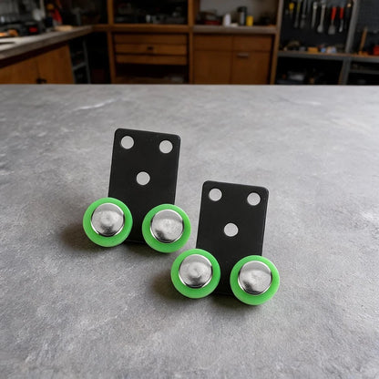 2PCS Sliding Wardrobe Rollers 42x40x14mm for Cabinet Door Hardware