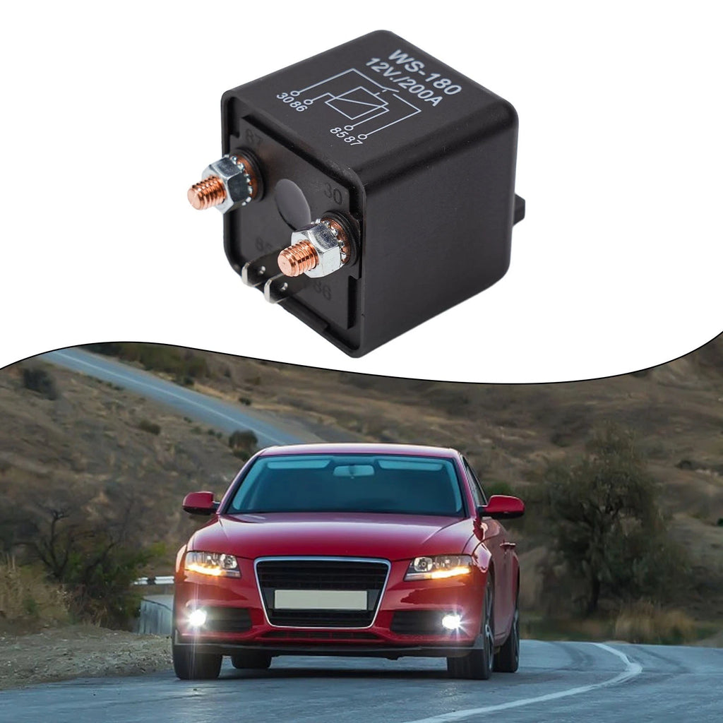 12V Isolator Relay for Car Dual Battery Power Switch (Over 200A)