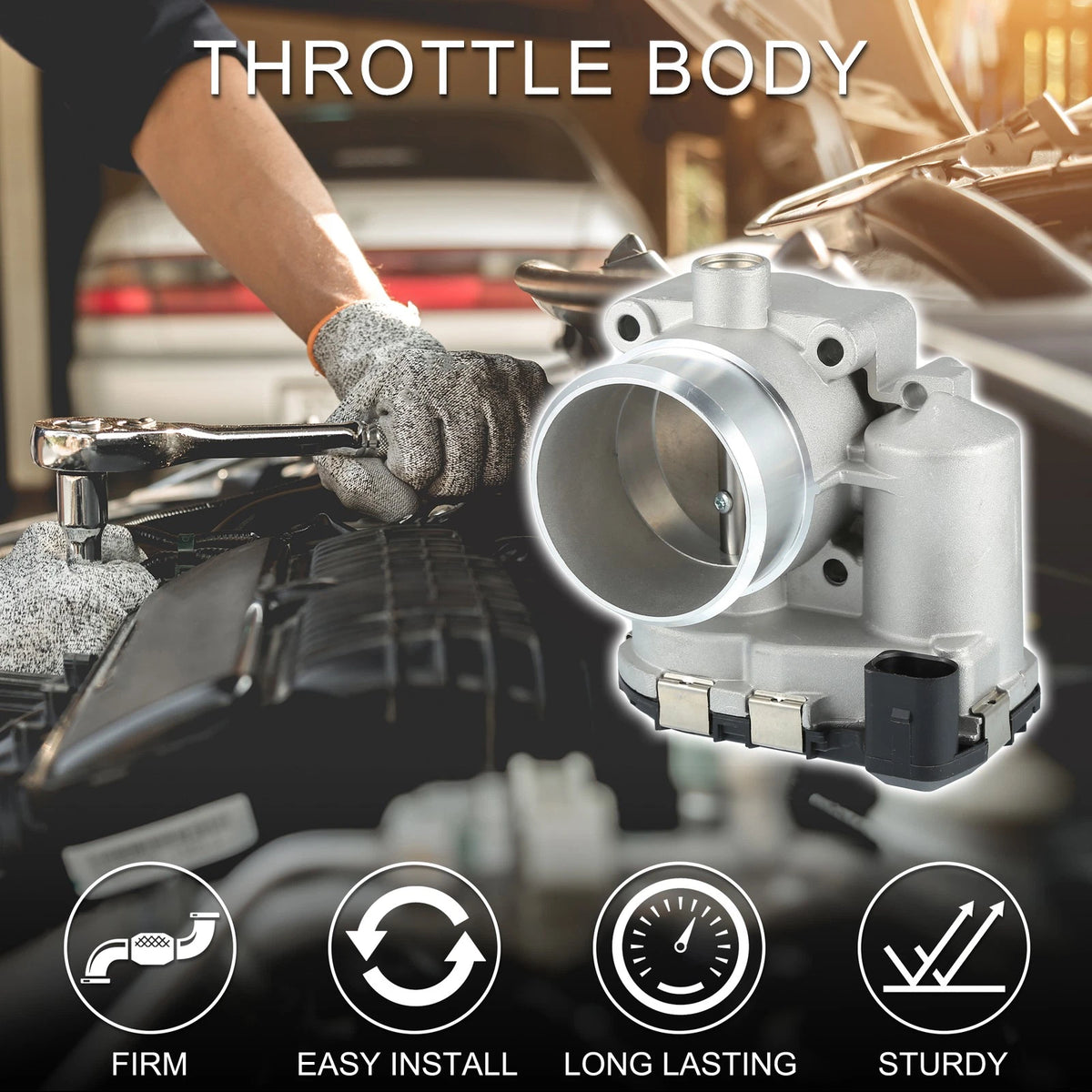 Throttle Body Replacement for Volkswagen Beetle 2.0L L4 (2012–2017)