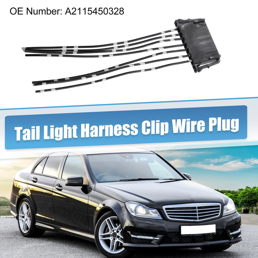Tail Light Harness Clip Wire Plug Replacement for Mercedes-Benz W204 (2007–2015)