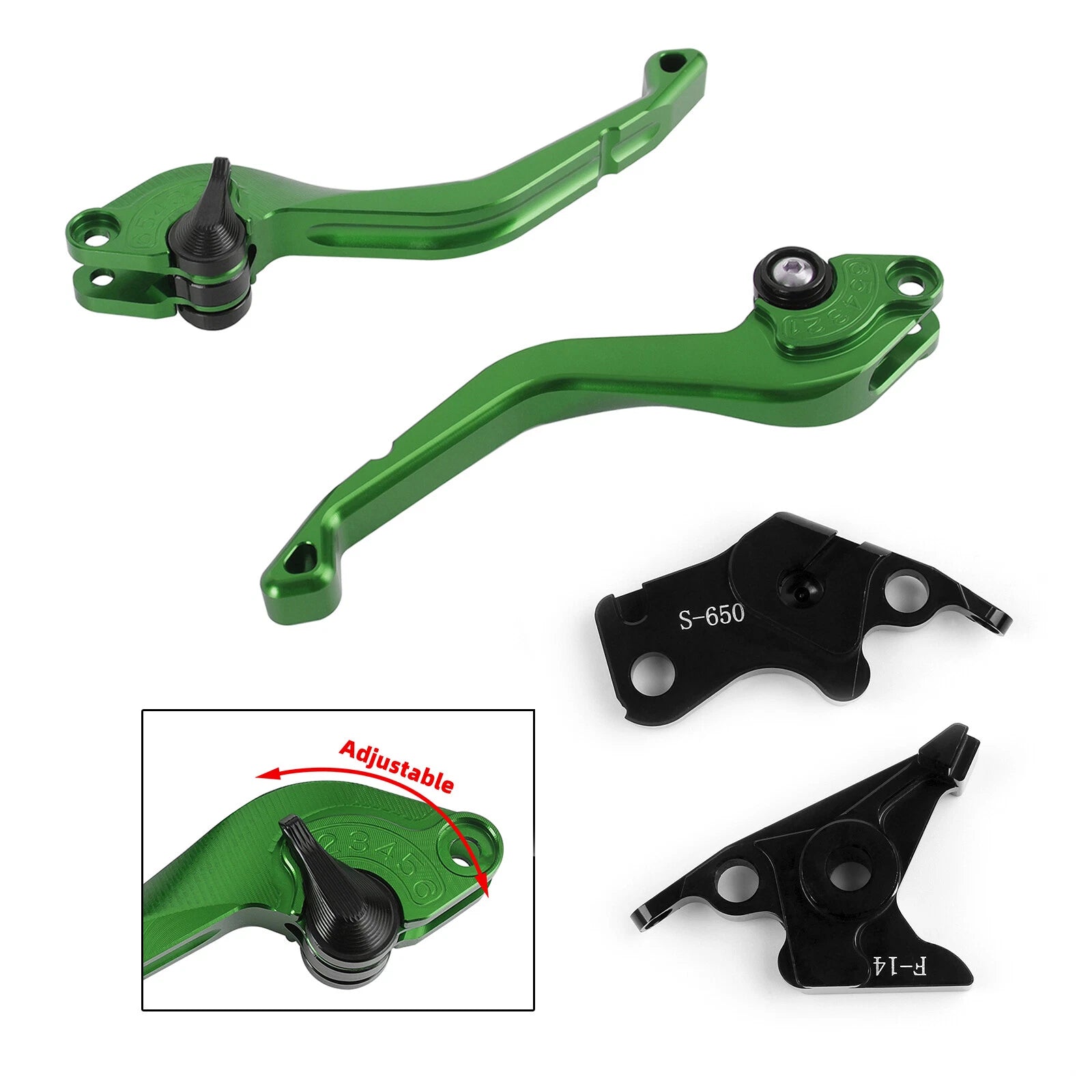 CNC Short Clutch Brake Lever for Suzuki SV650/DL650/V-Strom 750/Katana (T9)