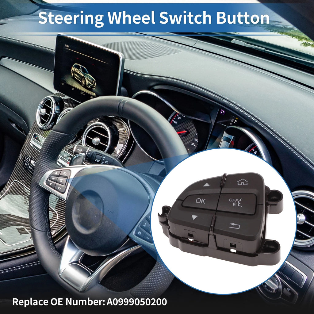 Steering Wheel Buttons for Mercedes-Benz GLC Class Left Side (2016–2022)