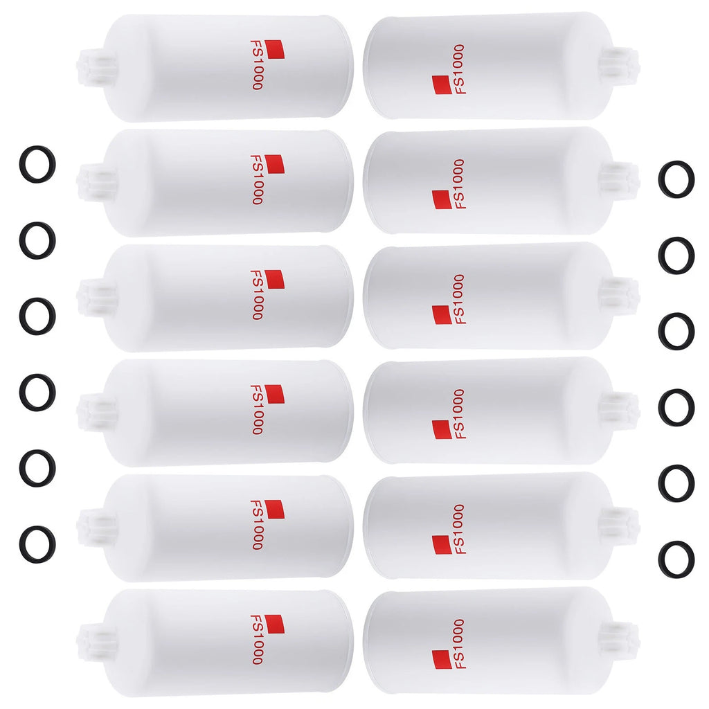 12 Pcs Fuel Filter & Water Separator for Liebherr (5614398)