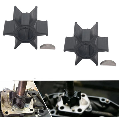 For Yamaha Water Pump Impeller & Key 688-44352-03 60 70 75 80 90 HP 2 stroke 2PC