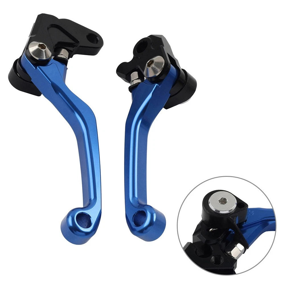 Blue Pivot Brake Clutch Levers for Yamaha WR 250F WR 450F (2001–2016)