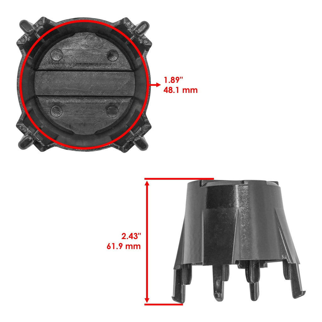 Qty 2 Wheel Cap Front or Rear Replacement for Can-Am Renegade 570 (2017–2018)