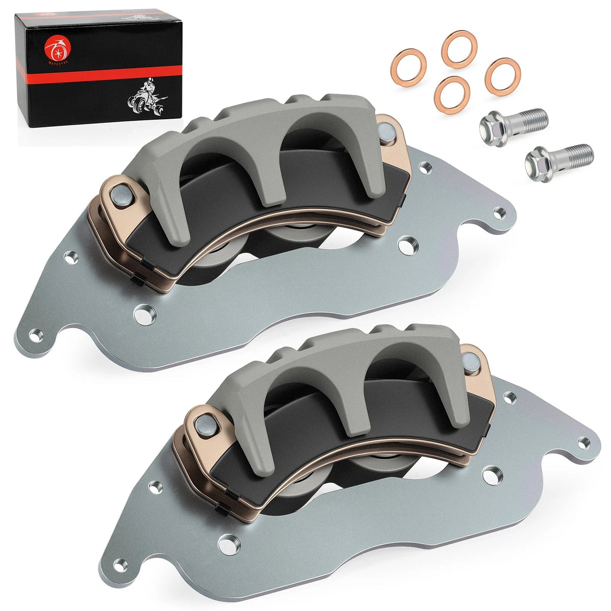 Front Brake Calipers w/ Pads for Polaris RZR PRO XP (2020–2025)