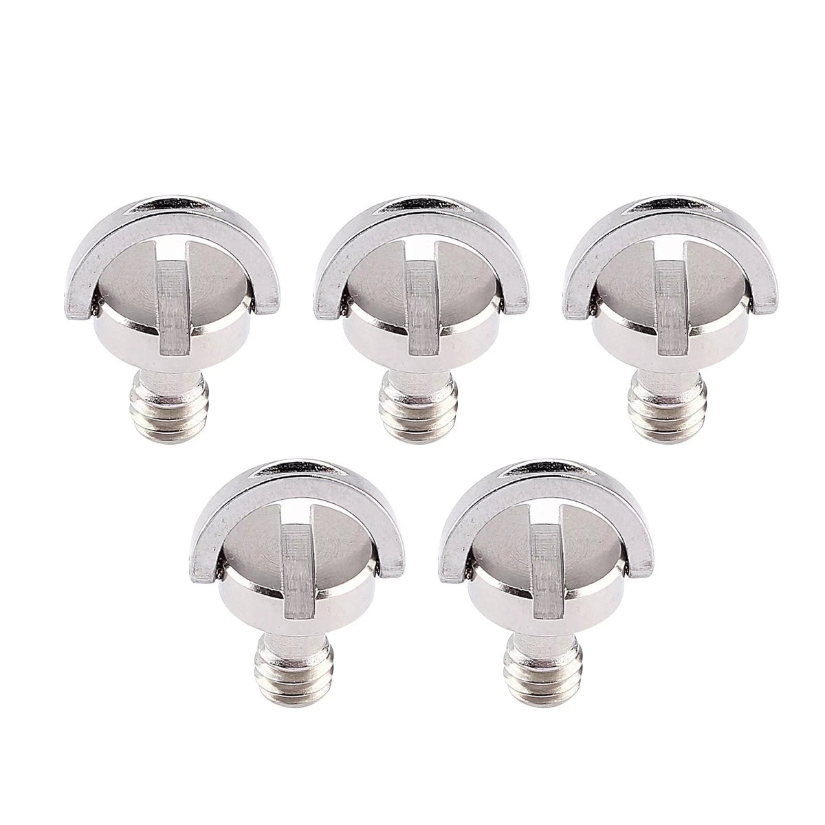 Set of 5 D-Ring Quick Release Plates for Camera Tripods