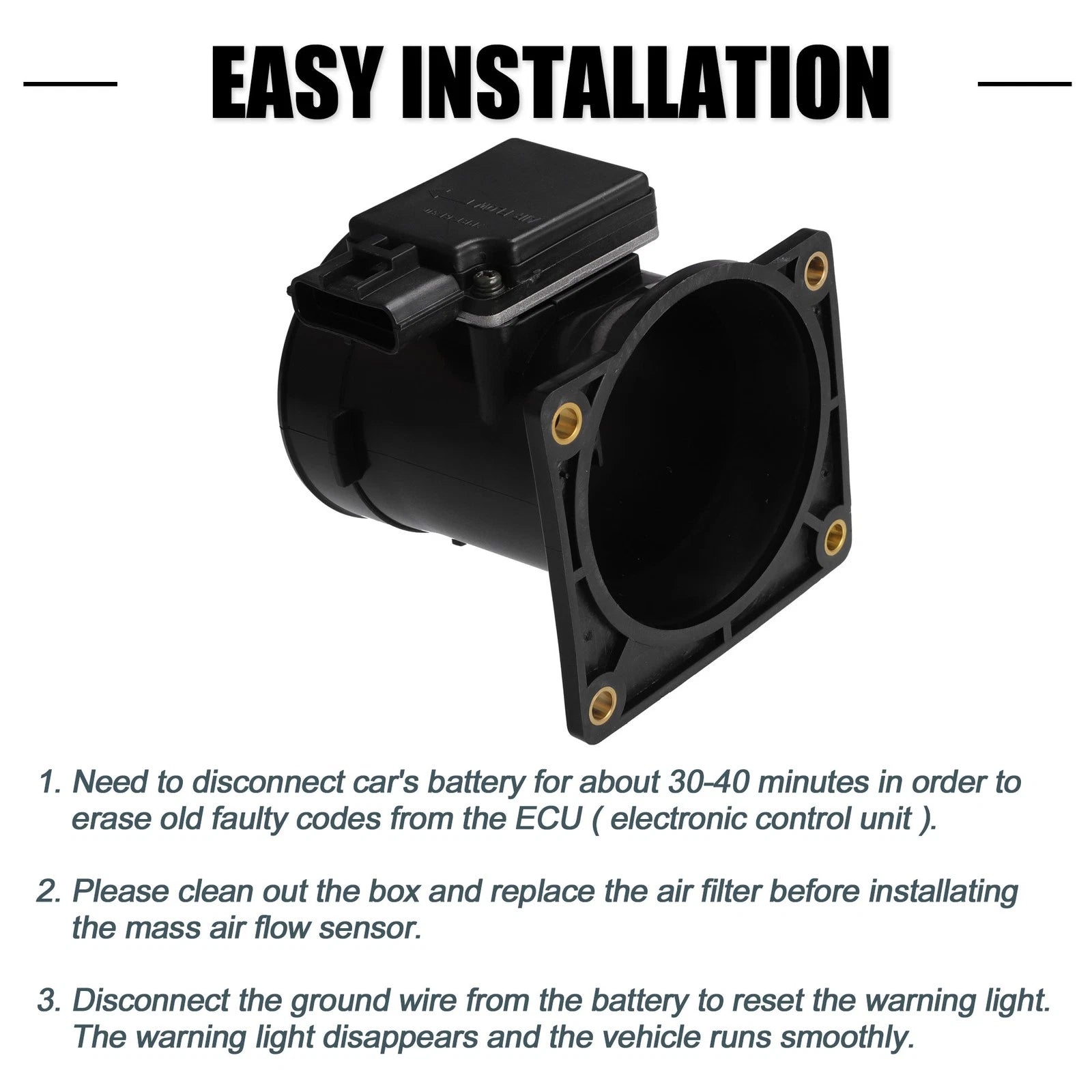 Mass Air Flow Sensor for Ford Explorer (1999–2003) XF2Z-12B579-AB