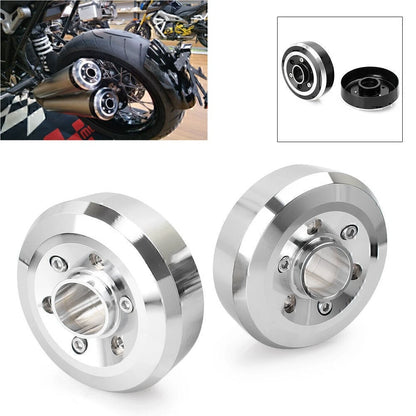 2X Exhaust Tips Cover Frame for BMW R Nine T (2014–2016) 85YF047 Chrome